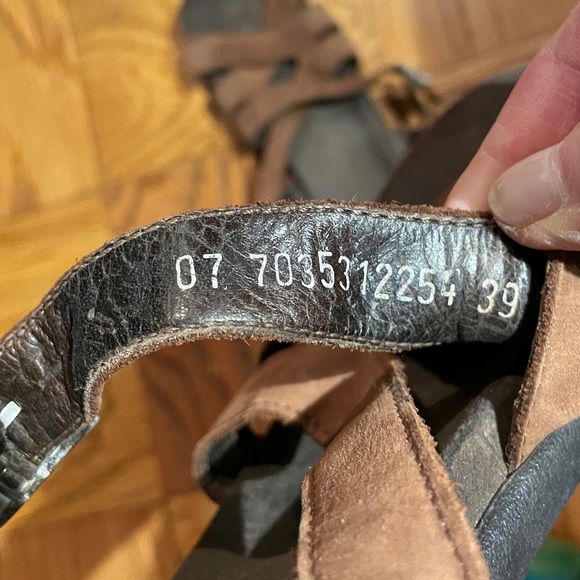 Mephisto Leather Strappy Comfort Sandals, size 39 / US 8.5-9.  EUC - Picture 5 of 10